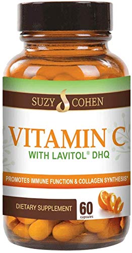 100%天然维生素C来自Acerola樱桃,配有Lavitol DHQ Dihydroquercetin Plus 250 mg Citrus Bioflavoids-全食维生素C,无合成阿斯科尔比克酸和无添加剂-250 mg,60 capsules
