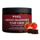 FOCL 女性利比多女性助推器 -- -- 刺激欲望、刺激、能源、帮助促进荷尔蒙平衡 -- -- 荷尔蒙山羊杂草、Fenugreek和绿茶(30根草莓奶油)