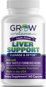 生长维他命 Liver Cleanse Detox Capsules w/ 独家混合 牛奶酸奶, Artichoke & Dandelion 提取 - liver 补充 包括 Turmeric, Beetroot & Choline - 60 Capsules