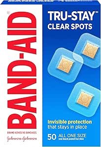 Band-Aid Brand Tru-keep Clear Spots Bandages for Discreet First Aid, All One Special, 50 Counter 页面存档备份,存于互联网档案馆 百度贴吧 百度贴吧