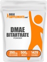 BulkSupplements.com DMAE Bitartrate Powder - Dimethylaminoethanol Bitartrate, DMAE Supplement - Unflavored & Gluten Free, 350mg per Serving, 500g (1.1 lbs) (Pack of 1)