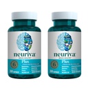 NEURIVA Plus Brain Remember, Focus and Community + Conceptive 函数 临床测试的诺托品 Phosphatidylserine和神经元因子,VIT B6 & B12, 30 Counter Capsules (2 Pack)