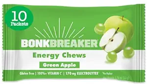 Bonk Breaker Energy Chews, Gluten- Free, 乳品免费 提供快速能量和焦点, 1盒10包, 品种包