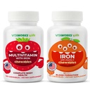 儿童多维他命 Chewables + 铁 10mg + 维生素 C Chewables Bundle