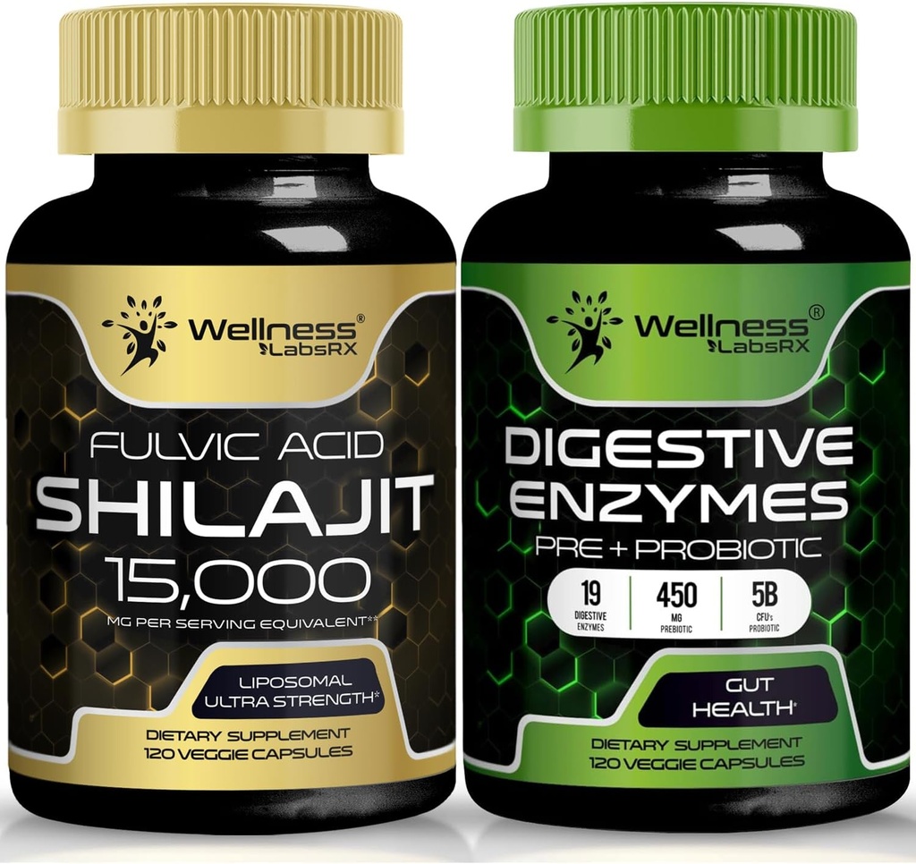 (原始内容存档于2019-09-26). WellNess LABSRX 消化酶 Capsules Shilajit Capsules