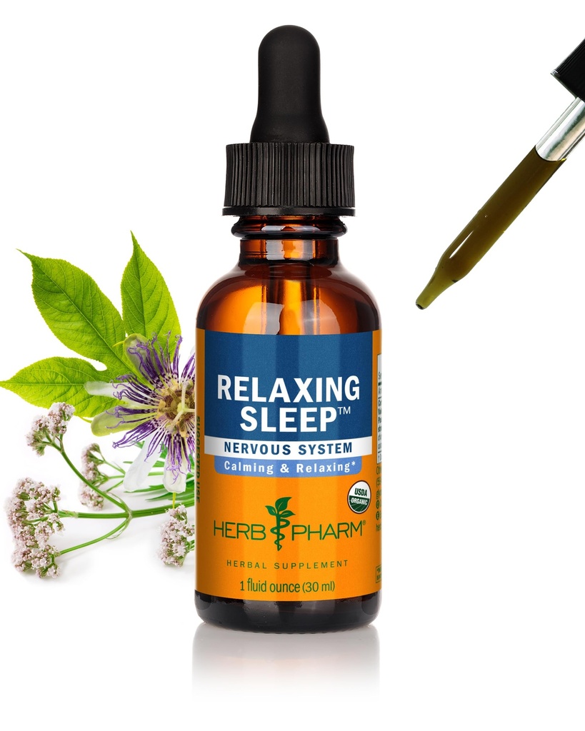 Herb Pharm 放松睡眠草药配方与 Valerian 提取 - 1 Ounce