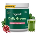 Organifi Daily Greens -- -- 每日营养和支助 -- -- 能源、文摘和豁免的绿药粉,30种服务