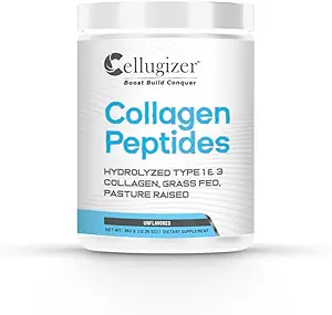 Collagen Peptides - 水解1型和3型Colagen 蛋白质补充剂 QQ 草药,无味 QQ 35