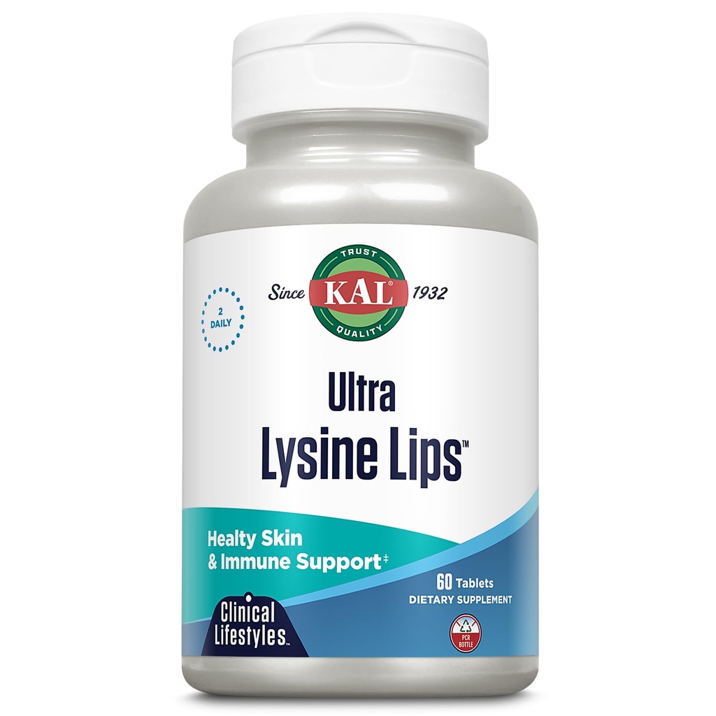Kal Ultra Lysine 唇片, 60 个