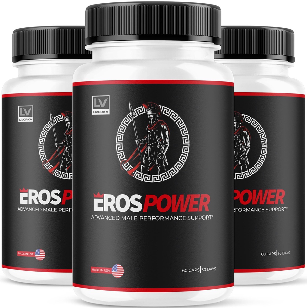 (3 Pack) Eros Power Supplement - Eros Power Supplement for Men, Eros Power, Eros 粉末 Supplement, Eros 高级公式, Eros Power capsules for Men, Eros Power Pills,180 Capsules for 3个月