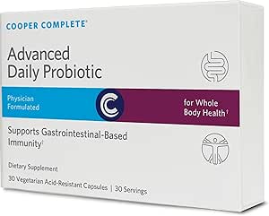 Cooper Complete Advanced Daily Probiotic - 35亿 CHU QQ 提供Probiotics支持古特微弗洛拉. 30卡普尔。 1号包