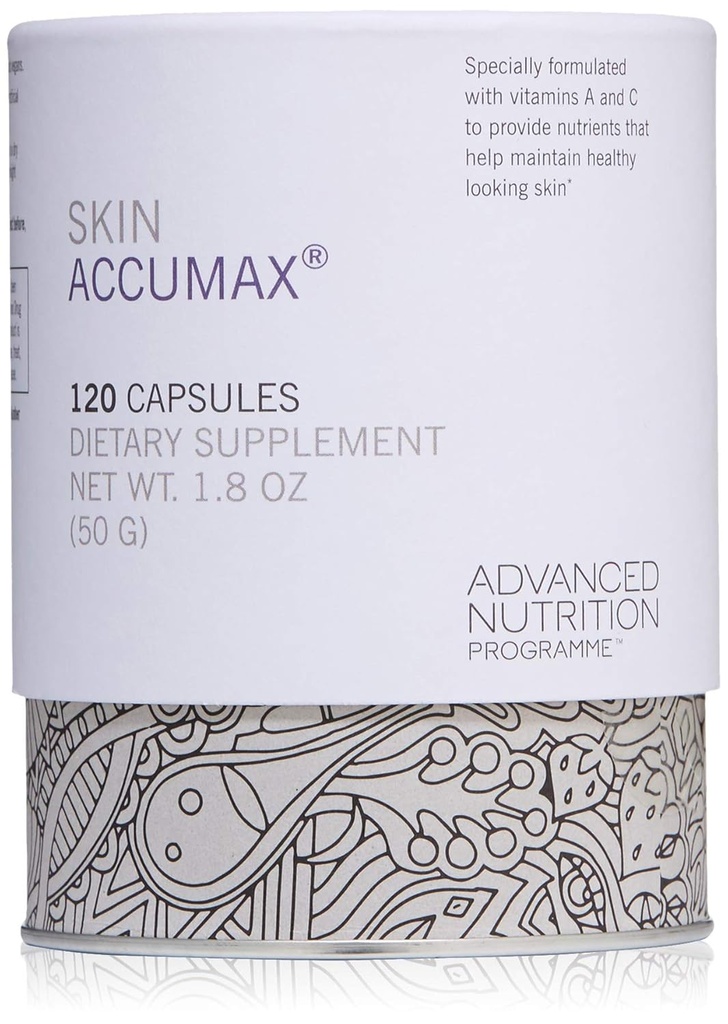 Jane iredale Skin Accumax 营养补充Capsules 改善Acne和促进健康皮肤含有维生素A、C和E Vegan & Gluten-Free