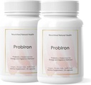 营养性自然健康 ProbIron - 妇女增生+铁补充剂 辅以维生素C和铜 - 能量和消化性健康维冈公式 - 60 Capsules