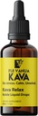 斐济 Vanua Kava RelaxTM,纯卡瓦 Kava 配有舒缓属性的补编, 注入加州罂粟, Hops, Skullcap & Passionflower, 液滴以平静和解除风度