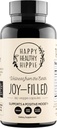 Joy-Filled Mood支持补编 - 7 Herb Complex w/St. Johns Wort(180 Ct) → Rhodiola Rosea, Eleuthero, Ashwagandha – 压力救济 — 帮助心灵冷静和身体 — 100%的植物类快乐药丸