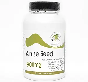 Anise种子900mg ~ 180 capsules - 无添加剂 ~ 自然补充剂