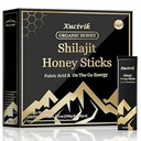 Xucivik Shilajit 蜂蜜棒,Pure Shilajit Resin 有机蜂蜜和红花,靴子能量,加强豁免,增强精神清晰度,对男女的完美性,30棒