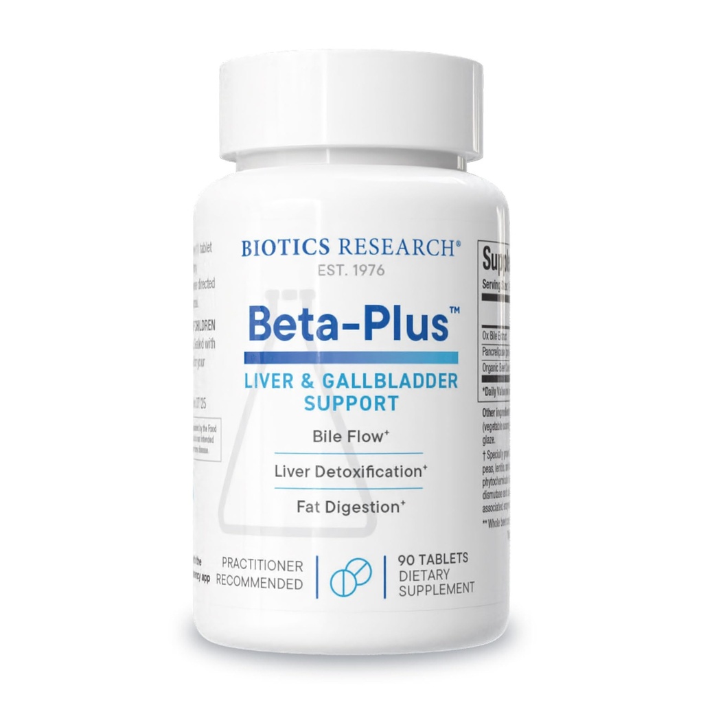 生物学研究 Beta-PlusTM 营养性 Ox Bile 盐,用于无盖尔布拉德-支持肝脏整体功能的Bile 生产的消化酶补充剂,Aids Fat 消化剂,用品 Betaine 90 Tabs