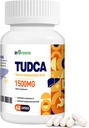 Pure TUDCA Supplement 1500 mg, High Pure Tauroursodeoxycholic Acid Bile Salts, Liver Support for Liver Cleanse Detox and Repair, Non GMO, Easy to Swallow, Made in USA, 60 Capsules