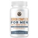 Boron Supplement for Men With Tongkat Ali - 维生素D3, Zinc Picolinate 30 mg, Longjack Tongkat Ali for Men - Boron Citrate 10 mg for Men 's Health - 非转基因生物,Gluten Free, No Allergens - 60 计数