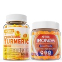 食糖 不含糖的Turmeric Crucumin 成人充电量550mg, Vegan 铁胶加维生素C