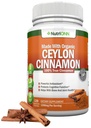 有机锡兰锡桂1200 mg → 120 Vegan Capsules → True Cinnamomum verum from Sria → 非GMO,第三方实验室测试,低库马林,GMP认证
