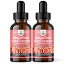 GSE 葡萄果籽提取液 - 一滴每日 - 超集中葡萄籽提取液滴 富含生物氟虫醇和多酚,用于Gut健康与免疫支持 - 2 Pack Bundle - 120天