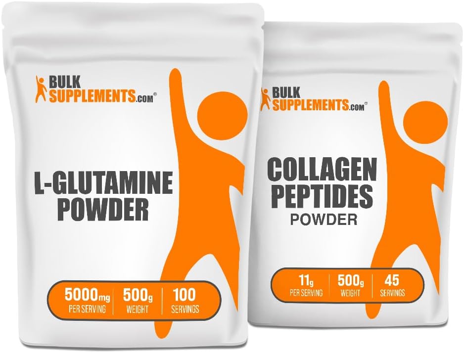 L-Glutanine 500g + Collagen Peptides 500g 桶