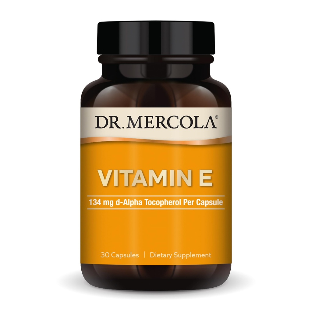 Mercola Vitamin E博士 -- -- 支持健康的皮肤和抗氧化剂状况 -- -- Tocopherols 和 Tocotrienols Blend -- -- 非GMO、Gluten-Free & Soy-Free -- -- 30 Capsules(30名服务人员)