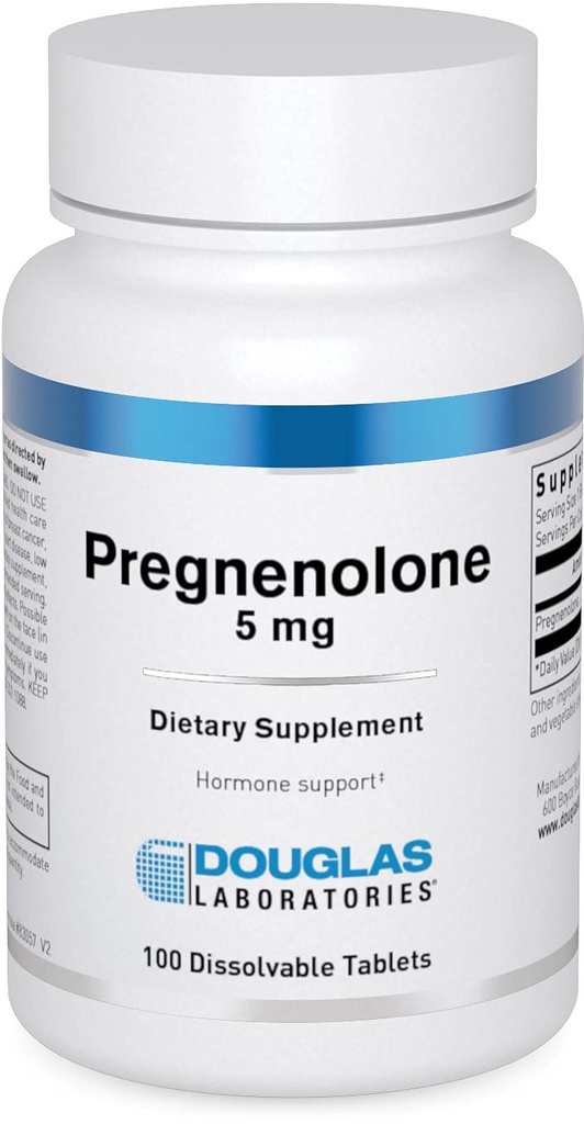 道格拉斯实验室 Pregnenolone 5 mg → 营养补充 → 大脑、骨骼、肝脏、荷尔蒙支持* → 100片
