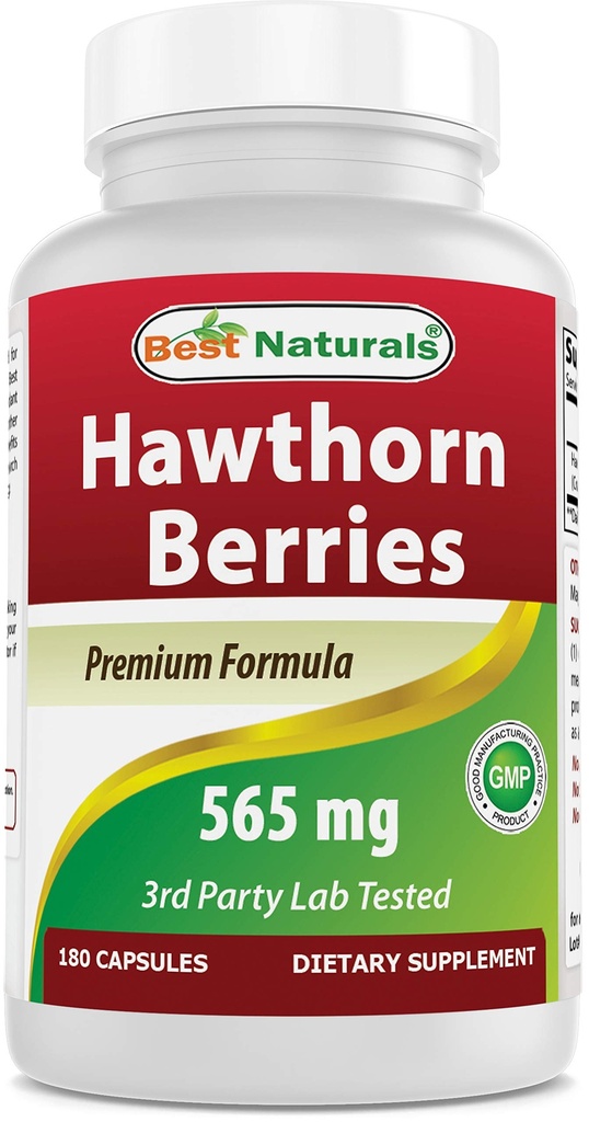 最佳天然树莓 565 mg 180 Capsules (180 counts (Pack of 1))