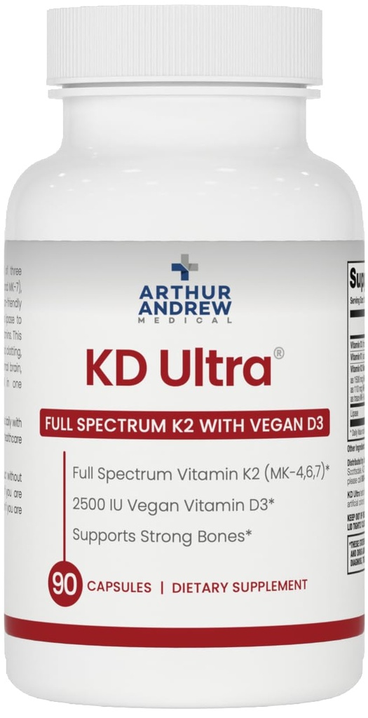 Arthur Andrew Medical, KD Ultra, 豁免、心脏和骨骼健康, 90 Capsules