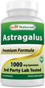 最佳自然剂 Astragalus Capsule, 1000毫克, 120 计数