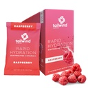尾风营养 快速水分,电解和水分粉,维生素C和海盐锻炼 锻炼 混合,Raspberry,包12棒