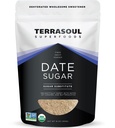 Terasoul超级食品 有机日期糖, 1 Lb - 低甘油 − 未精炼 → 跟踪矿物