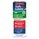 Safetussin DM Cough & Chest Contracting, 8 oz, 预测者 Mucus Relief, Cough Relief Syrup, 高血压和糖尿病成年人的安全