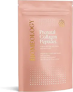 产前Collagen Peptides - 草叶Collagen蛋白,有Glycine & 氨基酸用于怀孕和产后 - 帮助消化、免疫健康、Pelvic地板和产后恢复(16 oz.)