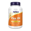 Now Foods 补充品,Flax Oil 1 000毫克用有机Flax Oil、心血管支持*、100软胶制成
