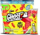 GHOST 水解包 酸补丁 儿童红莓 24 棒 电解质 粉 - 饮用混合剂 配有镁,钾,钙,维生素 C - Vegan,无豆,糖和胶
