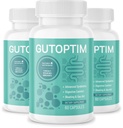 GutOptim Probiotic & Prebiotic Capsules – 共生胶体健康预生和增生药 – 女性和男性的Bloating Relief – 与消化性健康普生药的酶 – 非GMO, 60 Ct, 3个月供应