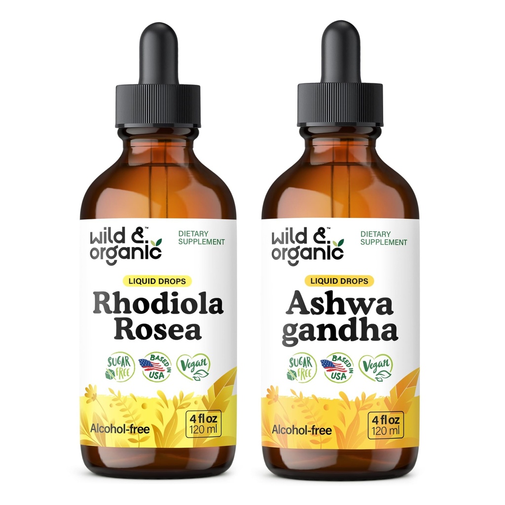 Rhodiola Rosea Tincture 4 fl oz & Ashwagandha Tincture 4 fl oz (原始内容存档于2019-09-21).