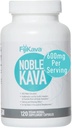 斐济Kava Noble Kava Kava Capsules,600mg Kavalactones per service,自然放松和睡眠支持补编,Vegan & Non-GMO,120-Count, Premium Piper Methysticum Creature for calm & Relief