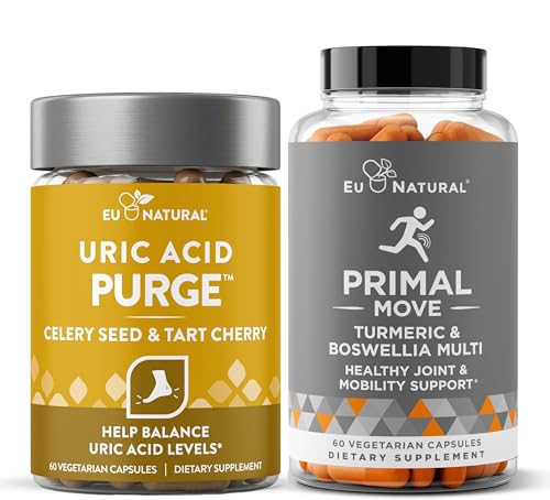 Uric Acid Pure and Primal Move Bundle - 高级全程-Body联合健康支持,促进主动流动、弹性和舒适性