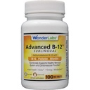 Wonder Laboratories 亚语维生素B12(1 000 mcg),B6(5 mg),Folic Acid(400 mcg)和Biotin(25 mcg) - 与甲基Cobalamin维生素B-12(100 Tablets)配制.