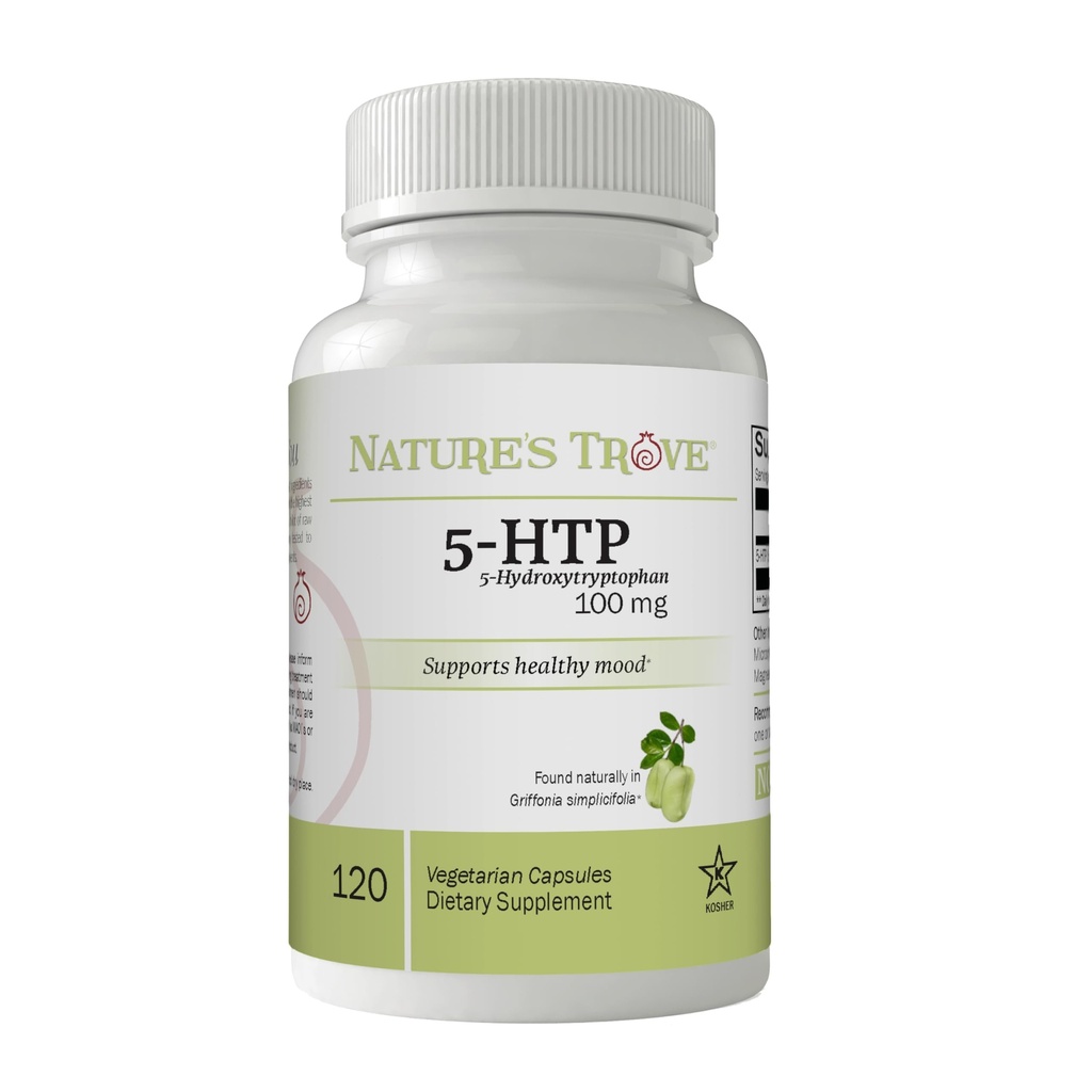 大自然的Trove 5-HTP 100mg 120 植物卡普尔