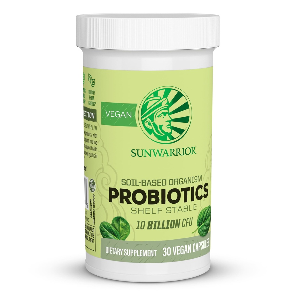Sunwarrior Probiotics 基于土壤的Vegan Capsules ==========================================================================================================================================================================================================================================
