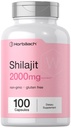 Horbaach Shilajit for Women | 100 Capsules | 2000 mg | 非 GMO, Gluten 免费补编