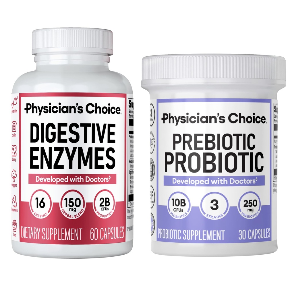 物理学家的CHOICE 预生-营养+消化多酶 60CT - 消化健康包