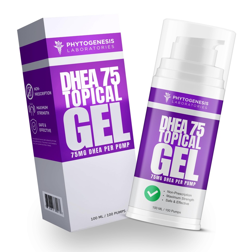 DHEA 75 – 75 mg DHEA Per Pump – 促进健康老化、健康木质、免疫支持、平衡水平和总体健康 -- -- 一个月的供应(1)