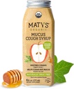Matys Adult Mucus Cough Syrup for Adults and Children 12年和12年以上,用有机成份和锌解冻常春藤,6 Fl Oz